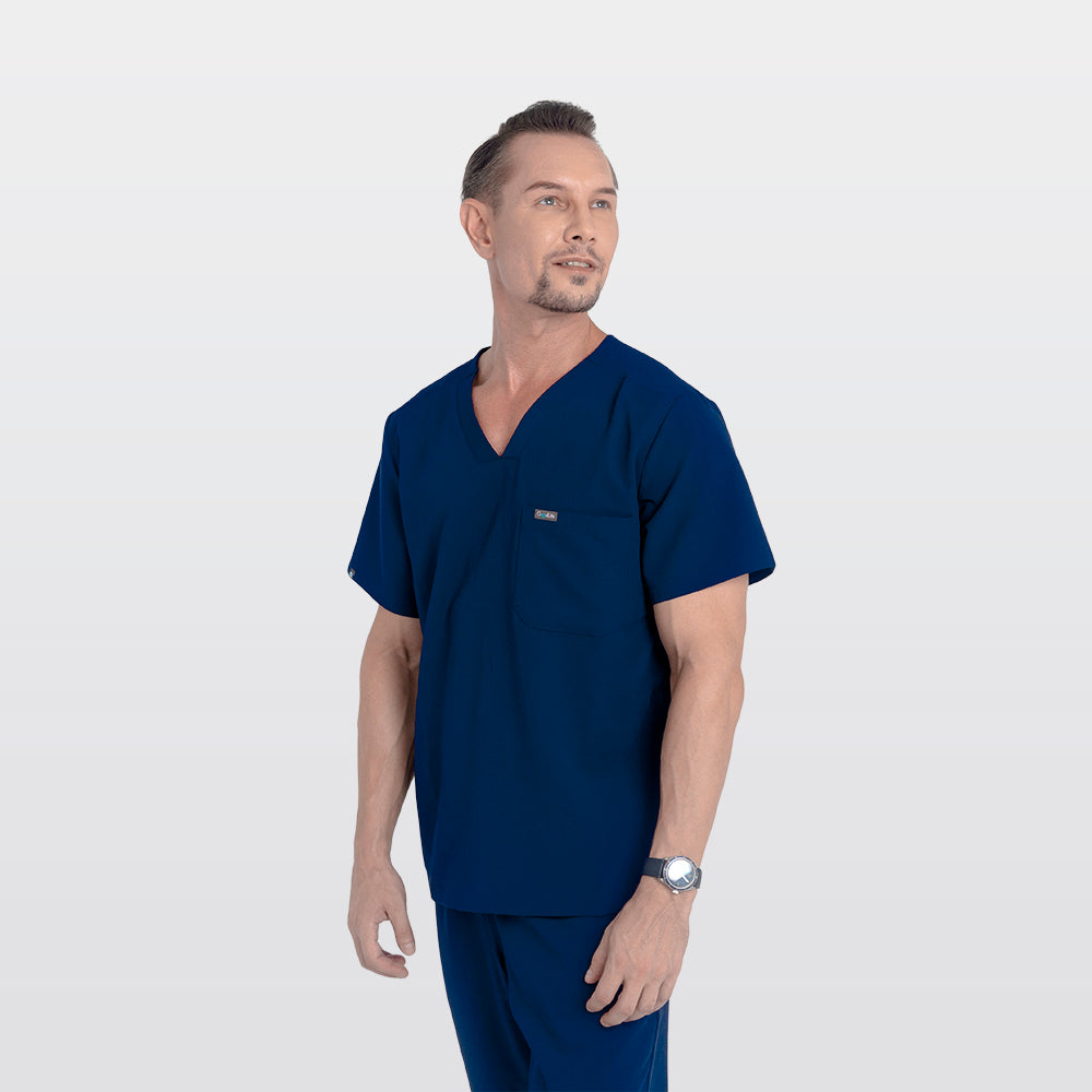 Apollo Men's Classic Scrub Top - Antimicrobial