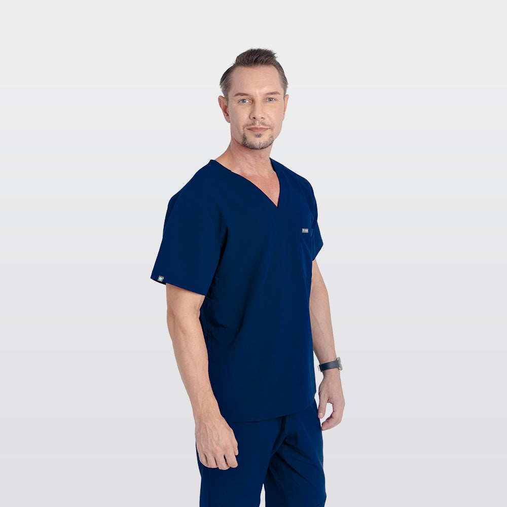 Apollo Men's Classic Scrub Top - Antimicrobial