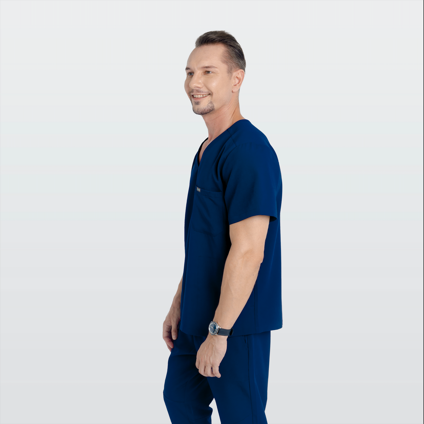 Apollo Men's Classic Scrub Top - Antimicrobial